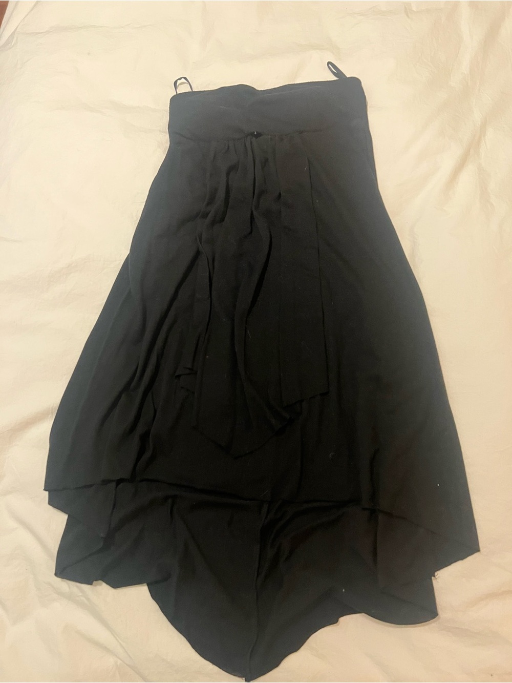 Wet Seal Black High-Low Layered Skirt